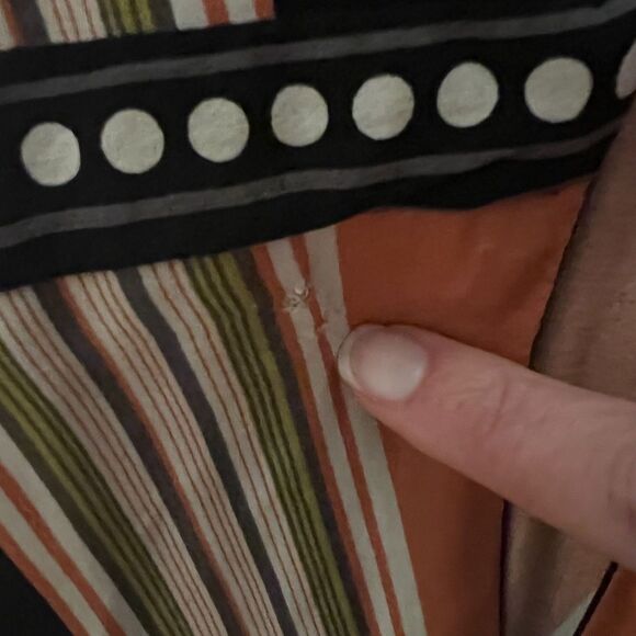 Lulus Montecito Maxi Dress Kimono Sleeves Metro Deep V front & back Hostess Sz M - Picture 6 of 12